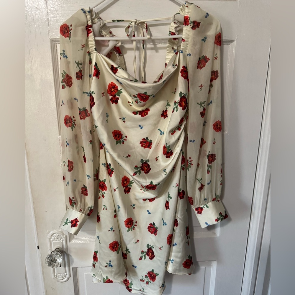 Weworewhat satin dress